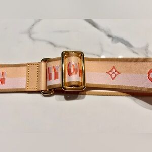 Monogram Utility Crossbody Bandouliere Shoulder Strap Beige (NEW)